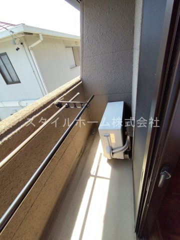 セザンヌ牟呂のバルコニー