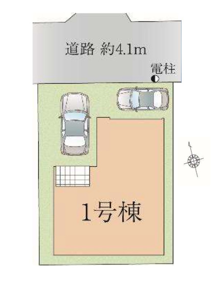 【区画図】 | 福岡市東区香椎駅東1丁目3期　1号棟（全1棟）【仲介手数料無料・0円】 | 区画図です。1号棟