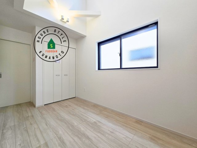 熊本市北区楠1丁目第3₋2棟(1号棟)の和室|将来的に、琉球畳を引きまして和室風にすることも可能です。