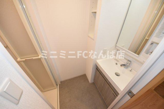 Metrosa谷町六丁目Southの洗面所