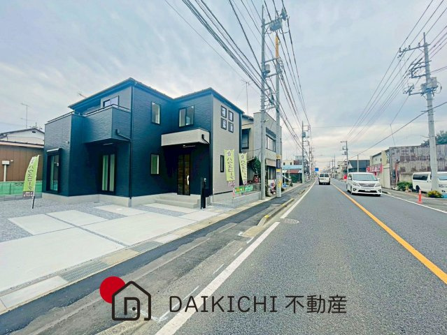 【前面道路含む現地写真】 | 鴻巣市加美　GRAFARE　新築戸建　全1棟　1号棟