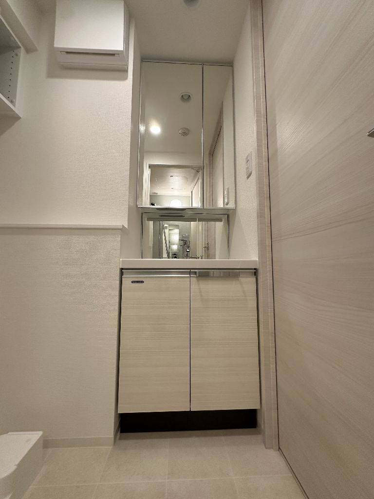 ＧＲＡＮ ＰＡＳＥＯ亀戸の洗面所|広い洗面スペース