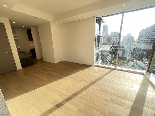 港区虎ノ門４丁目の賃貸マンションの居間・リビング