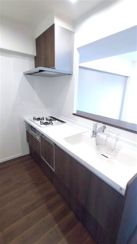 アークハイム東戸塚のキッチン|コンパクトなキッチンで掃除もラクラク