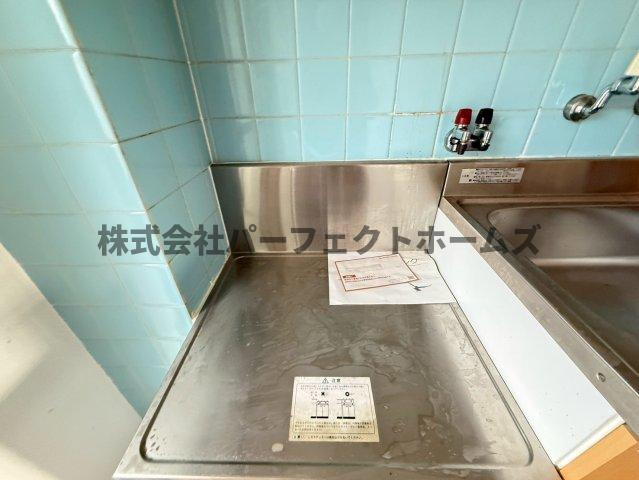 緑町マンションのキッチン|お料理しやすいキッチンです