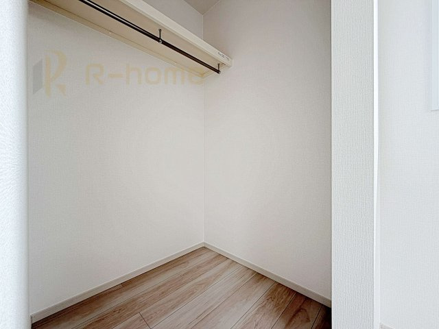 取手市井野9期　新築戸建て　1号棟の収納|2部屋に人気のウォークインクローゼット！アウター類はもちろん、季節ものや寝具も収納できます！