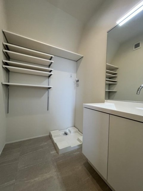 西大井テラスの洗面所