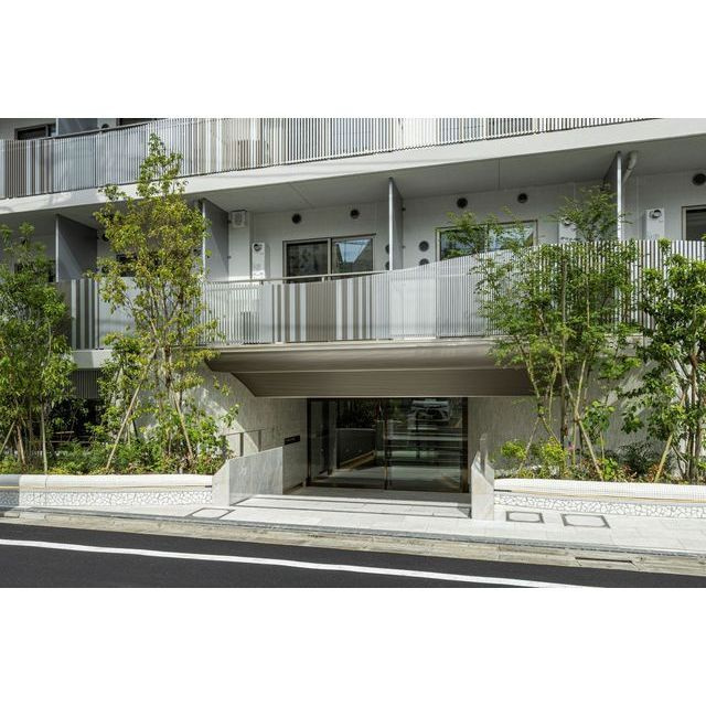 ザ・パークハビオＳＯＨＯ祐天寺の外観|エントランス外観　2023年11月撮影