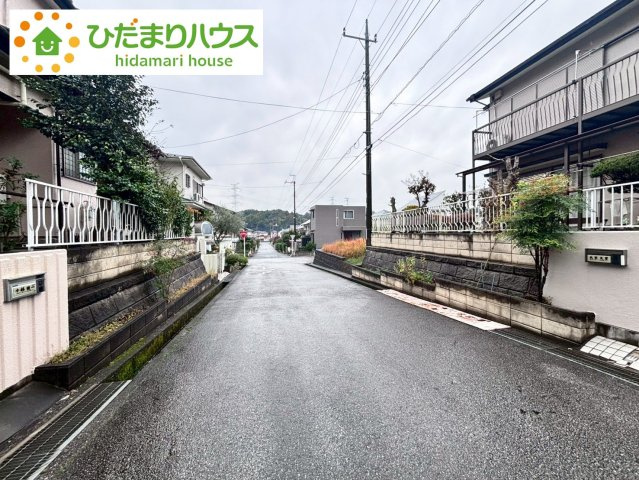 野田市三ツ堀　中古戸建の前面道路含む現地写真