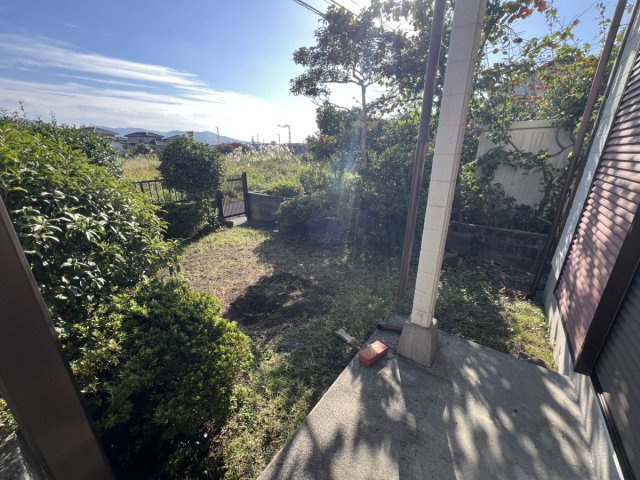 竹原町戸建ての庭