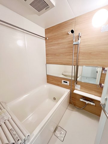 磯子レインボーハイツ3-1号棟の浴室|ゆったり過ごせるお風呂です