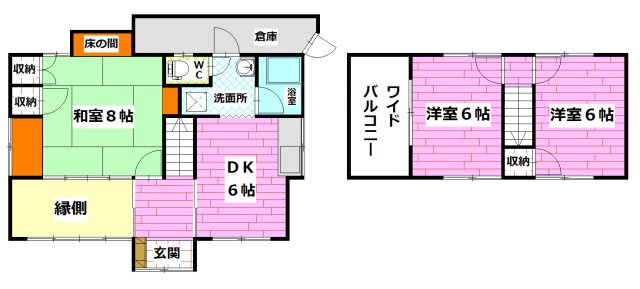 tomi企画貸家(焼山中央)の間取り