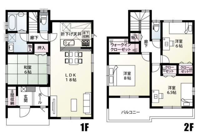 【間取り】 | 行田市持田2丁目　新築戸建　全15棟　4号棟