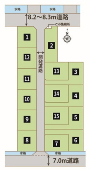 【区画図】 | 行田市持田2丁目　新築戸建　全15棟　4号棟