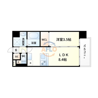 【間取り】 | Luxe玉造南 | Luxe玉造南　間取り