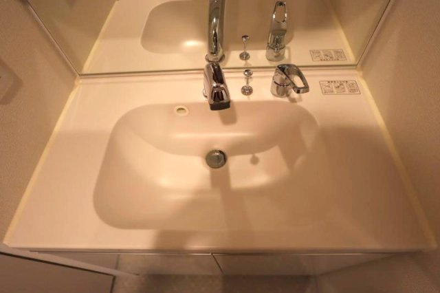 コンフォリア江坂の洗面所