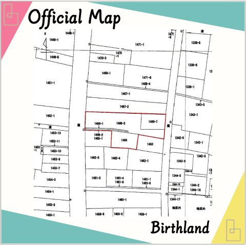 売地・住宅用地　熊谷市妻沼　妻沼小・妻沼東中の土地図|敷地は5筆に分かれている土地をまとめて販売致します