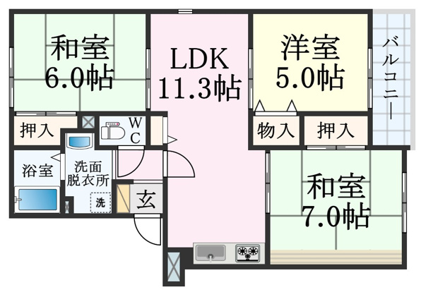 イーストヒルズ平野