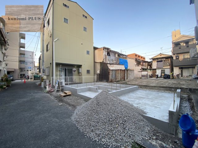 大阪市鶴見区今津南1丁目の前面道路含む現地写真