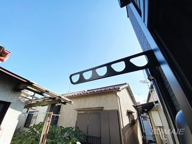 マーレ十条の設備|外にも干せます☆