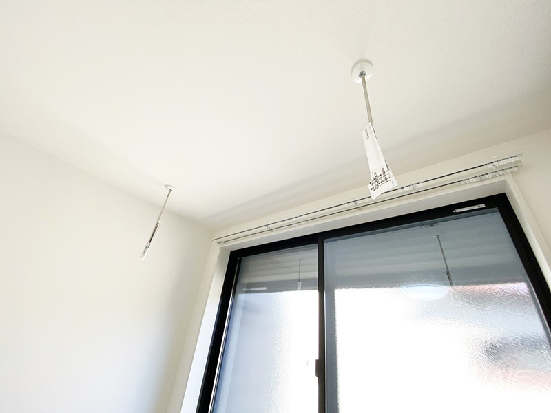 マーレ十条の設備|室内物干しスペースです☆