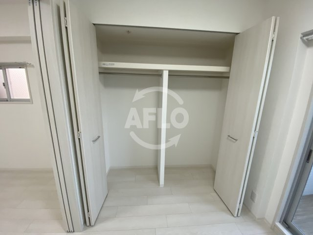 プライマル南森町パークビューの収納|プライマル南森町パークビュー　クローゼット