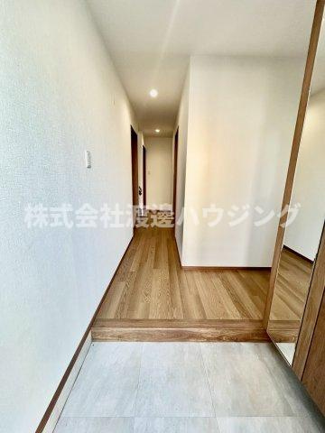 土井一戸建の玄関