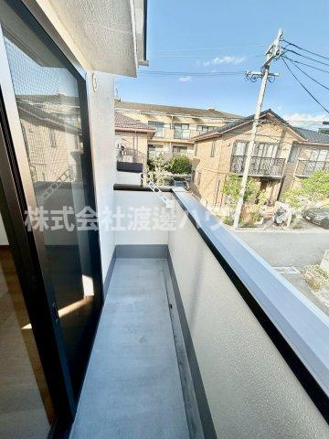 土井一戸建のバルコニー