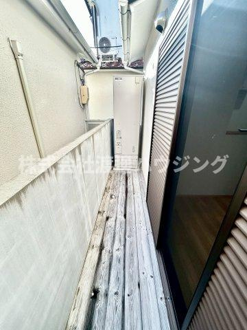 土井一戸建のバルコニー