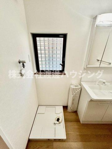 土井一戸建の設備|室内洗濯パン