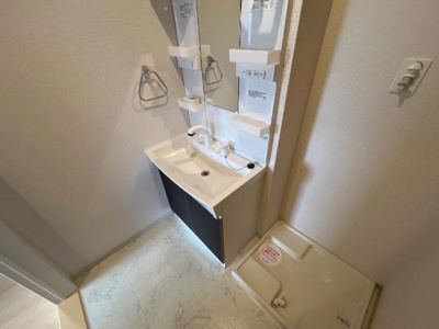 【洗面所】 | グリーンハイム川尻Ｃ棟 | 洗髪洗面化粧台