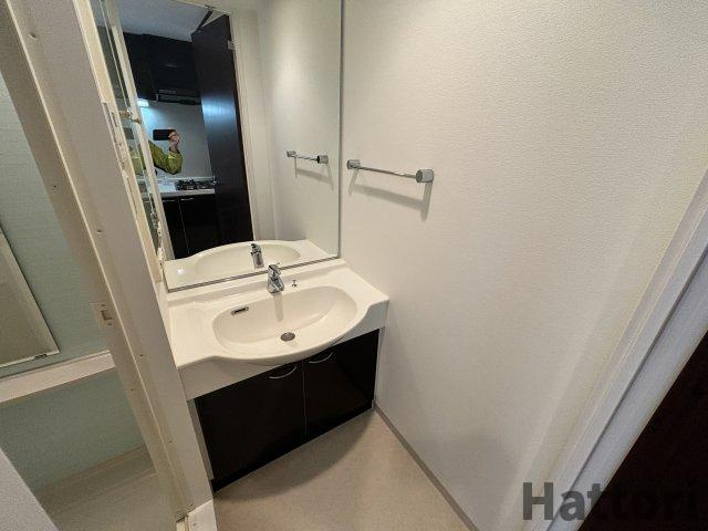 パークフラッツ江坂の独立洗面台