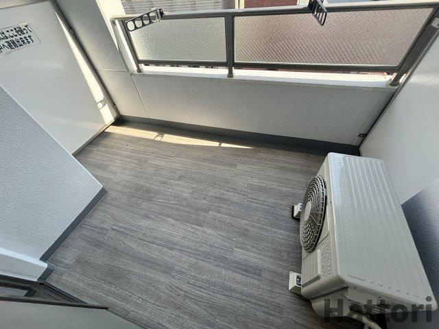 パークフラッツ江坂のバルコニー