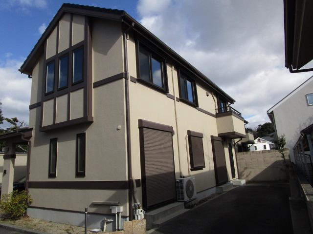 御影郡家貸家の外観パース