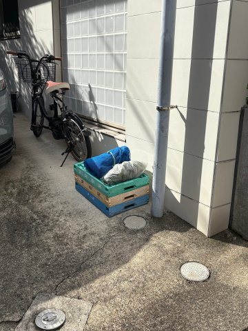 近くにゴミ置き場を設置