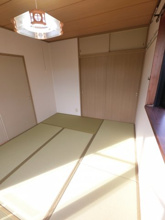 【寝室】 | フジサキハイツ　E | ※和室の写真です。