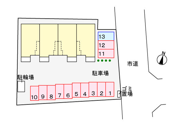 ライラックの区画図