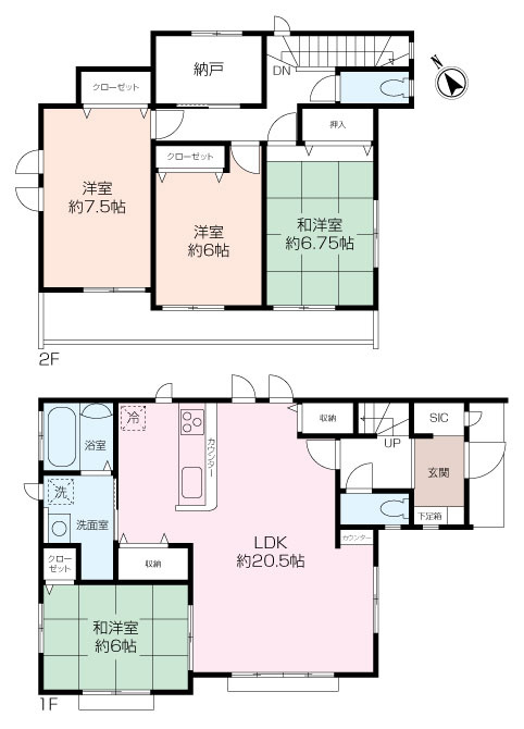 ～のどかな環境下と共に～　初声町三戸中古戸建ての画像