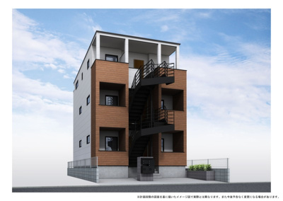 【外観パース】 | MELDIA東武練馬Ⅱ