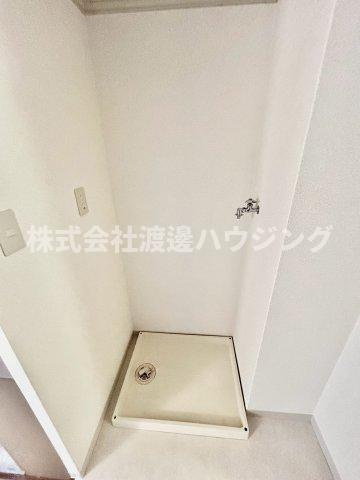 スカイコート待兼山A棟の設備|室内洗濯パン