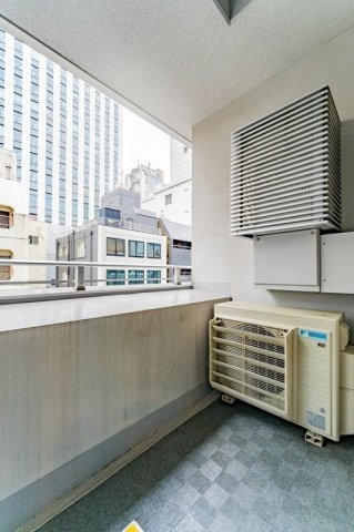 中央区銀座３丁目の賃貸マンションのバルコニー