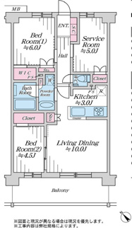【間取り】 | エクセレントシティ蘇我　 | ご入居後の生活イメージを具体的に感じていただけるよう、親身にご案内いたします。
