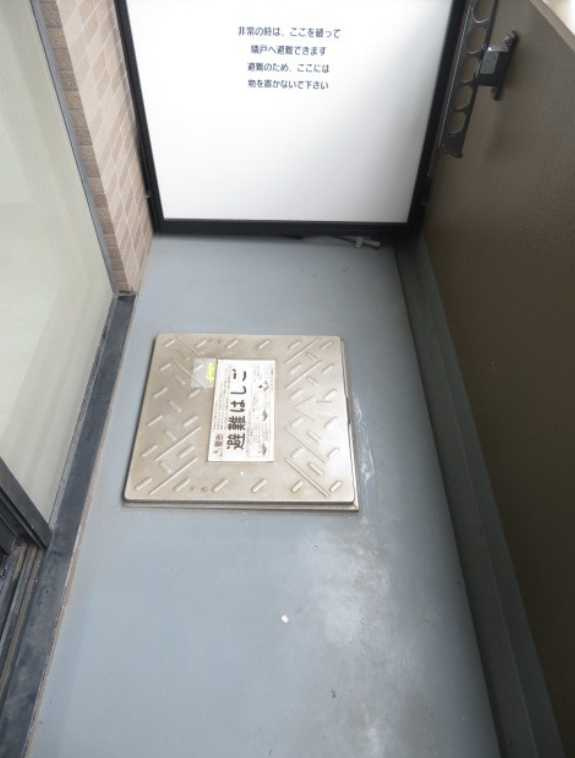 グランド・ガーラ渋谷　分譲賃貸　オートロック　浴室乾燥のバルコニー