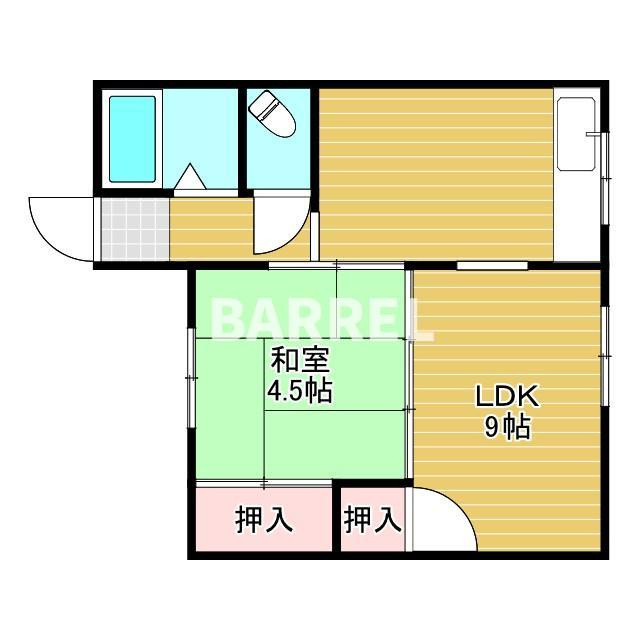 和美荘１棟の間取り