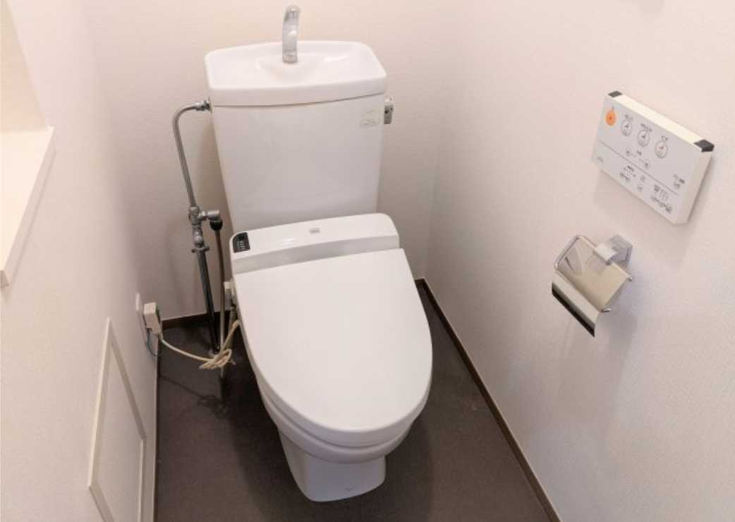 アソシエール駒沢　駒沢公園徒歩圏内　オートロック　デザイナーズのトイレ