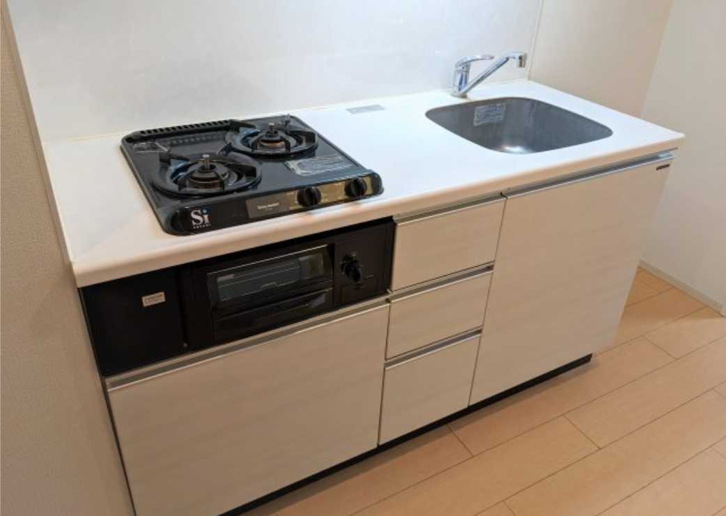 アソシエール駒沢　駒沢公園徒歩圏内　オートロック　デザイナーズのキッチン