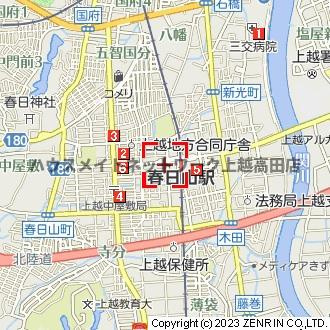 ロイヤルパレス春日山の地図|位置図