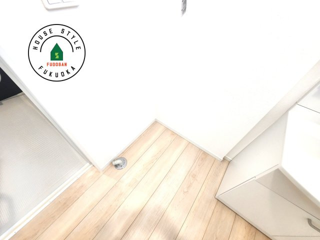 糟屋郡須恵町新原第5-3棟（1号棟）のランドリースペース|ランドリースペースは広さもたっぷり。