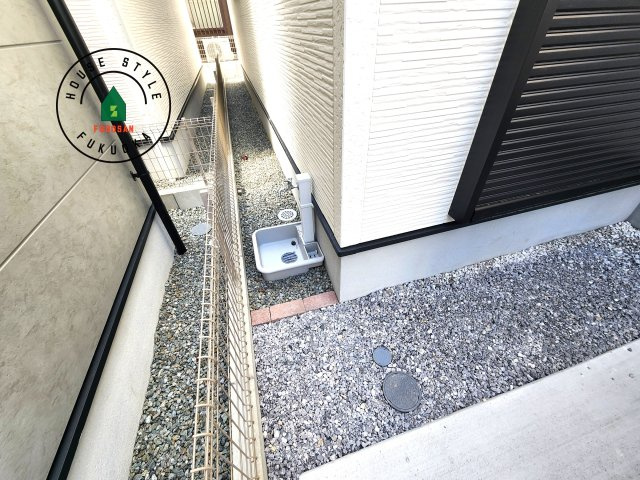 福岡市西区小戸3丁目第1-3棟（3号棟）　の外観：施工例|お庭で自由な時間を過ごせます。