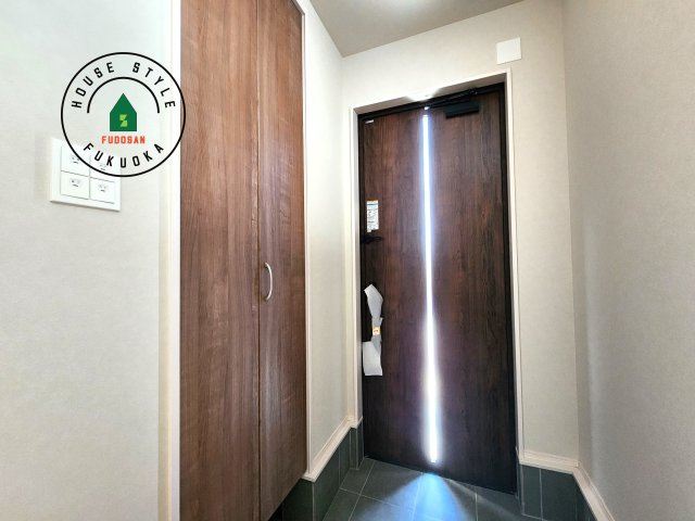 福岡市西区小戸3丁目第1-3棟（3号棟）　の防犯設備|二重ロックでしっかり防犯対策ができます。